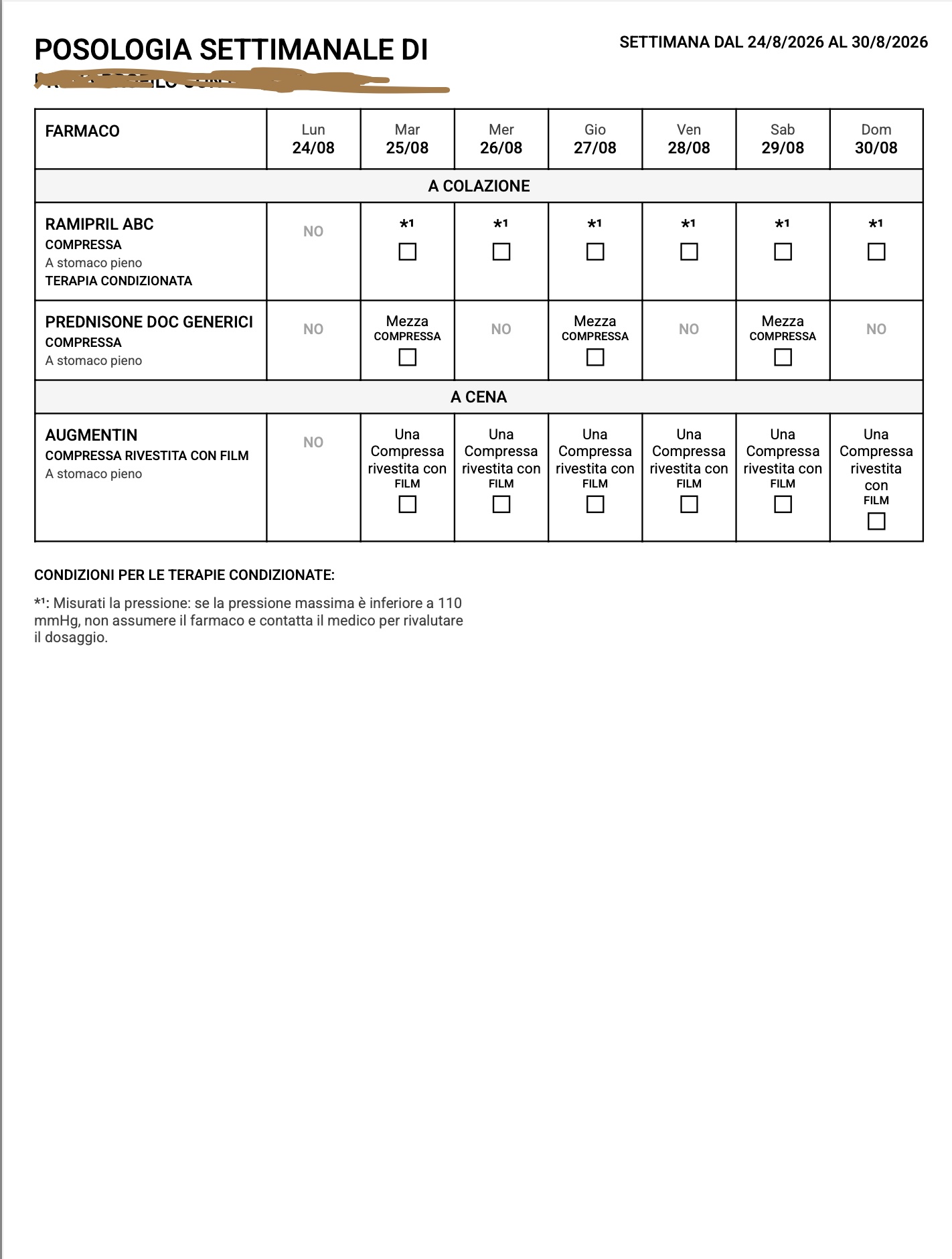 Report Settimanale Originale